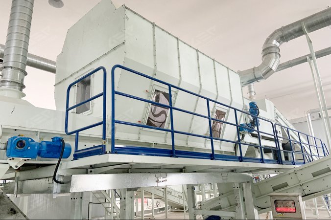 中国浙江省における大型廃棄物・一般廃棄物・園芸廃棄物処理プロジェクト向けエアセパレーター