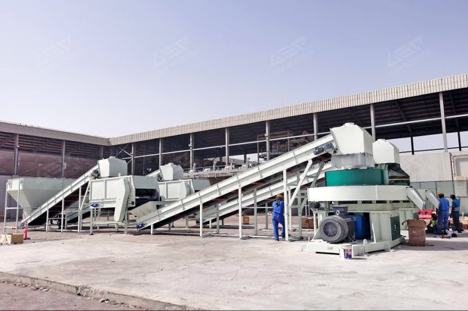 UAEにおける一般廃棄物からRDFペレット生産ライン