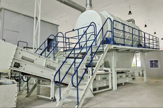 中国浙江省における産業廃棄物リサイクルプロジェクト向けトロンメルスクリーン
