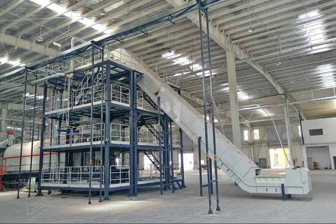 中国におけるリチウム電池リサイクルプロジェクト用密閉式破砕システム